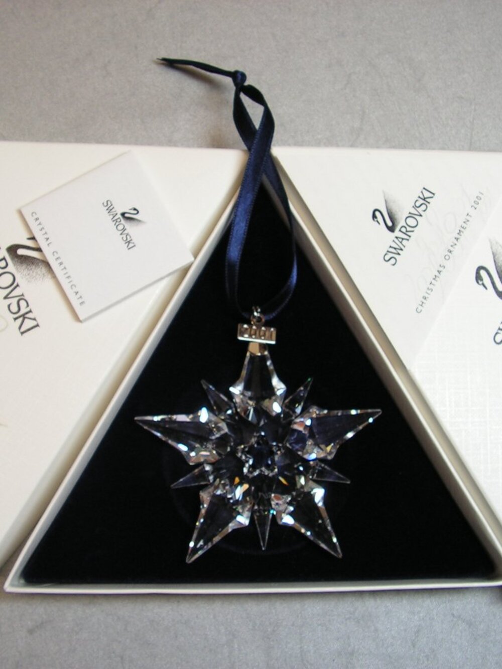 Swarovski Crystal 2001 Annual Edition Star Christmas Ornament 267941